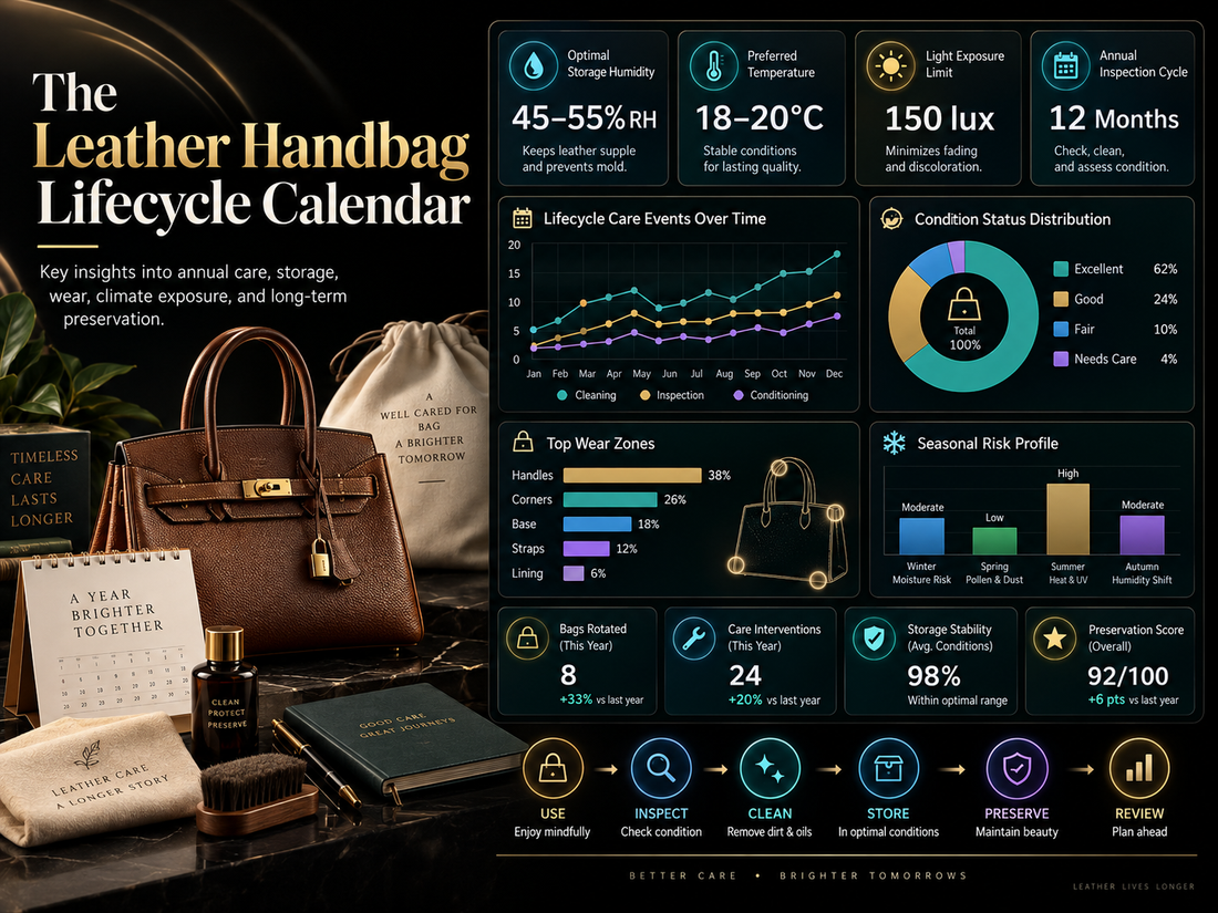 The Leather Handbag Lifecycle Calendar