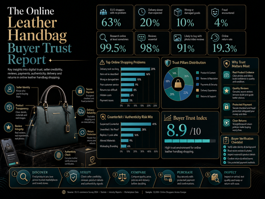 The Online Leather Handbag Buyer Trust Report