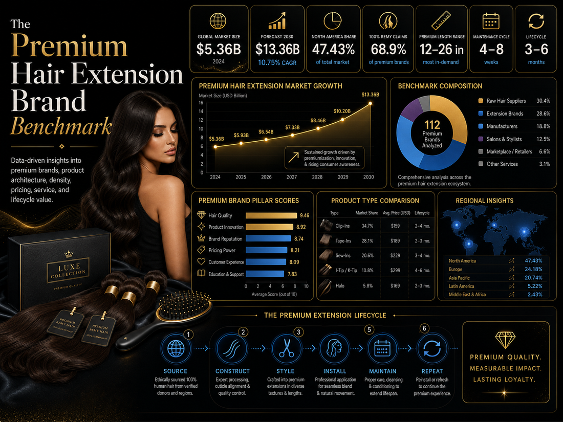 The Premium Hair Extension Brand Benchmark