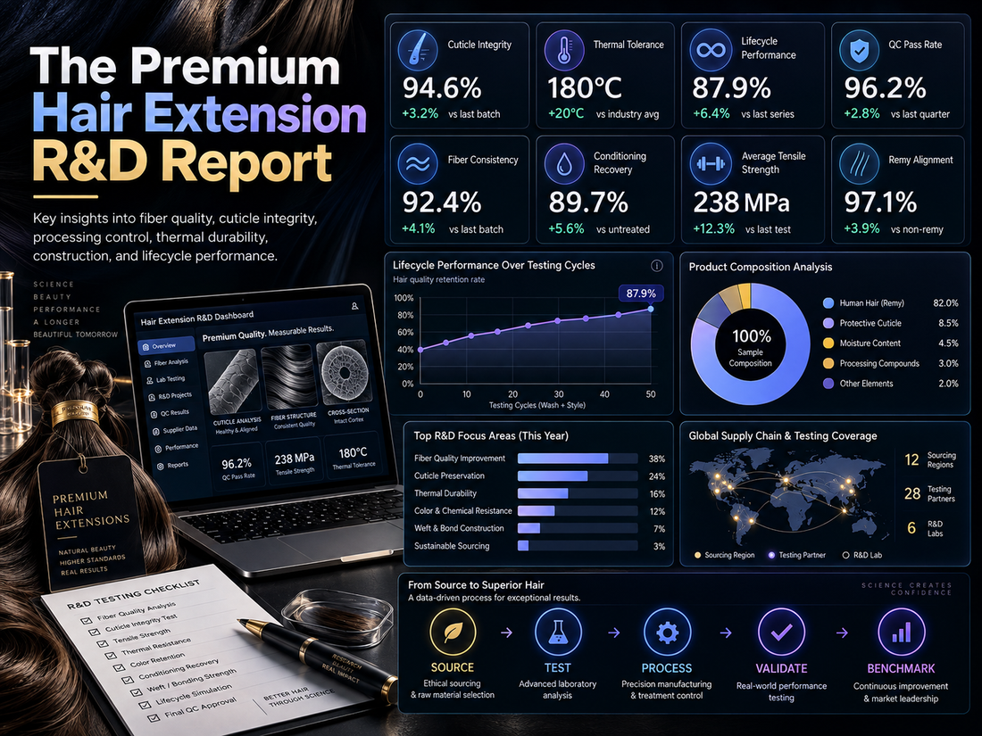 The Premium Hair Extension R&amp;D Report