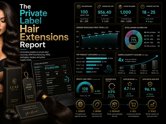 The Private Label Hair Extensions Report