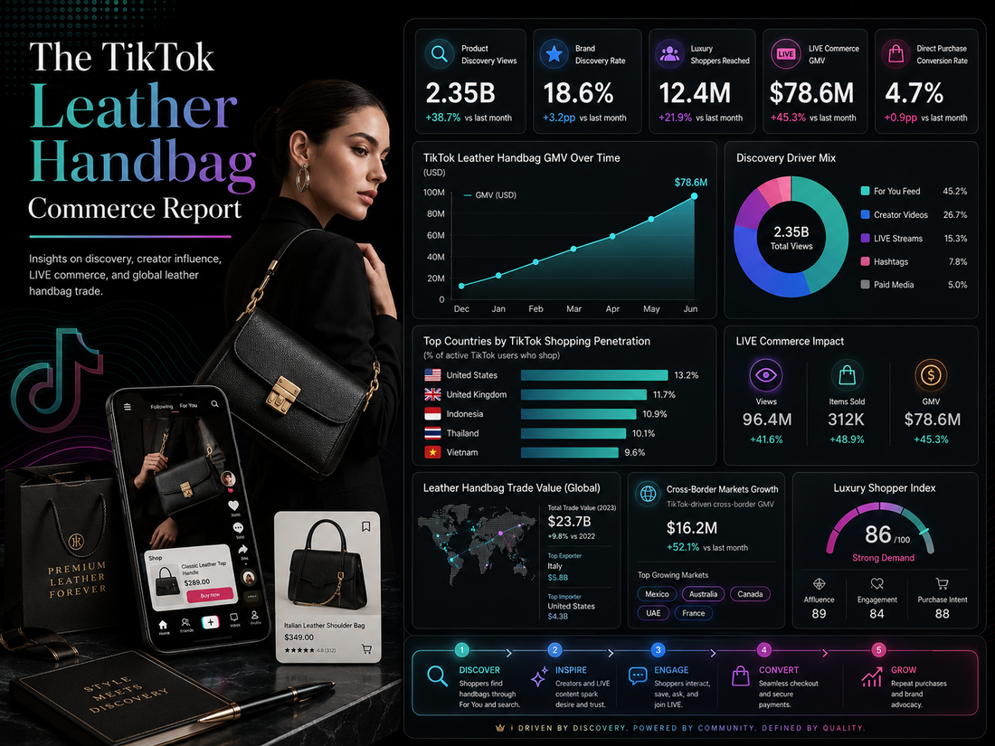 The TikTok Leather Handbag Commerce Report