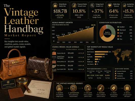 The Vintage Leather Handbag Market Report