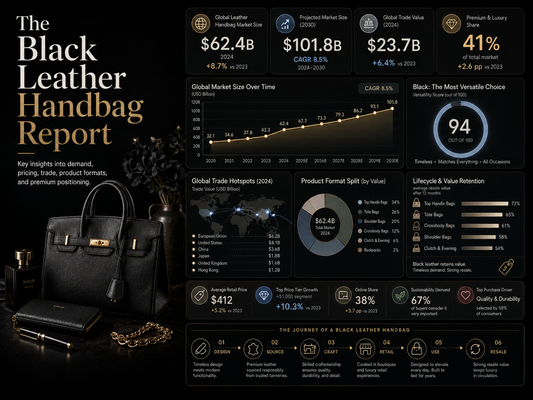 The Black Leather Handbag Report