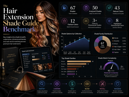 The Hair Extension Shade Guide Benchmark