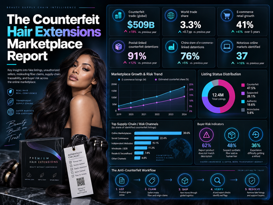 The Counterfeit Hair Extensions Marketplace Report