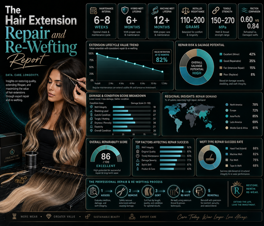The Hair Extension Repair and Re-Wefting Report