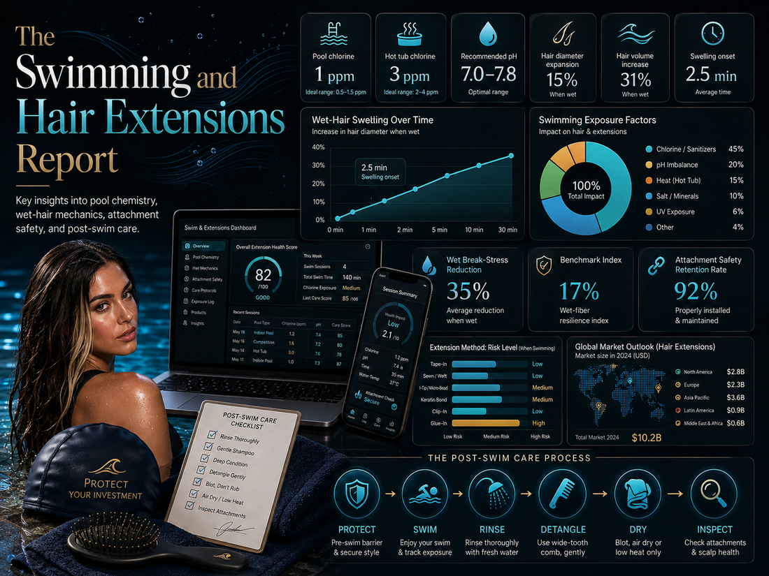 The Swimming and Hair Extensions Report
