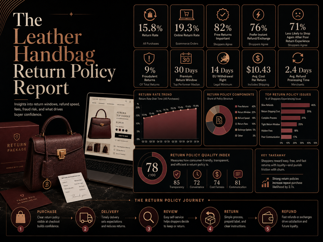 The Leather Handbag Return Policy Report