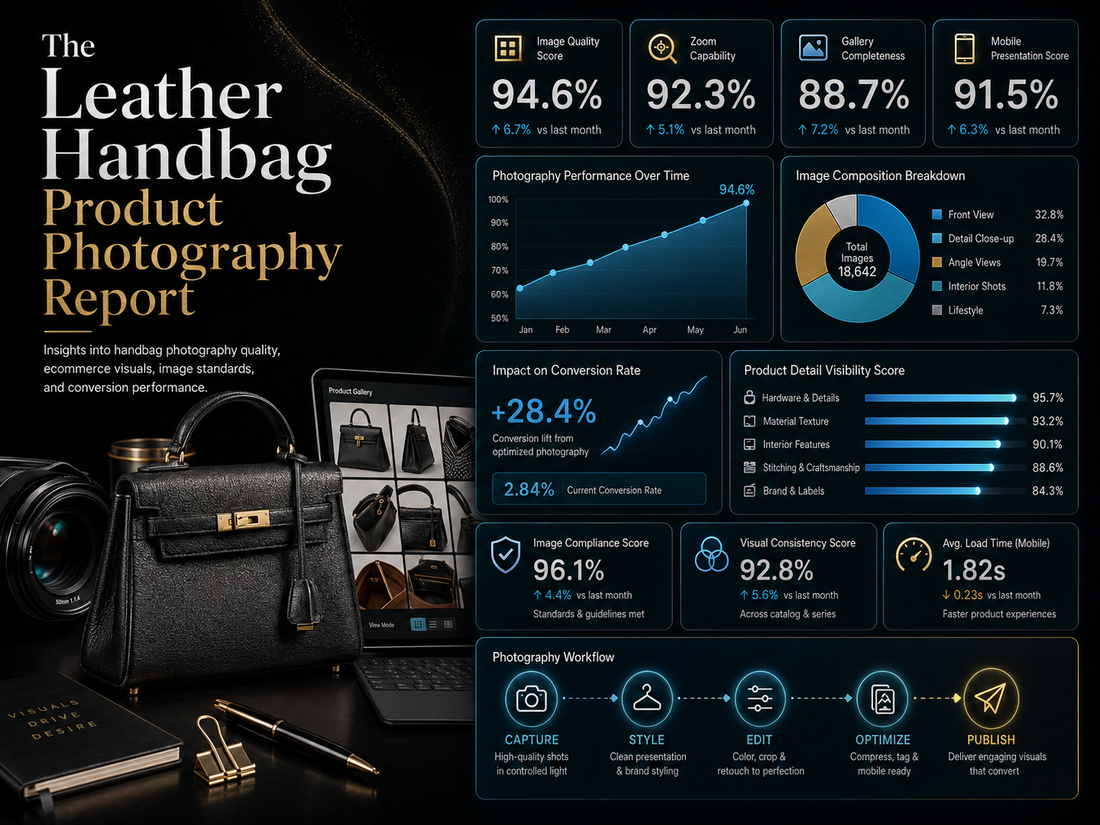 The Leather Handbag Product Photography Report