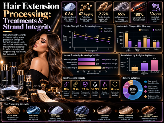 Hair Extension Processing: Treatments & Strand Integrity