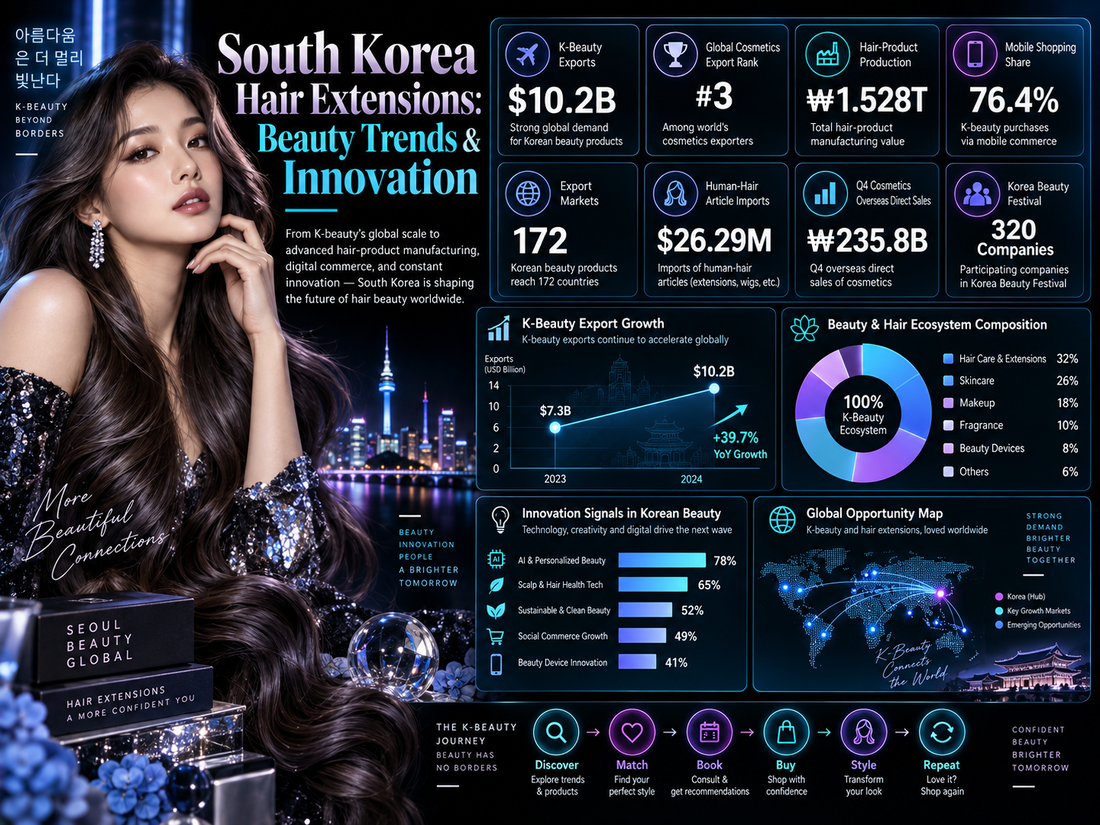South Korea Hair Extensions: Beauty Trends & Innovation