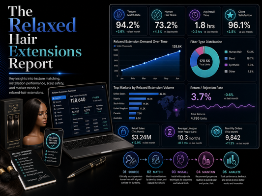 The Relaxed Hair Extensions Report