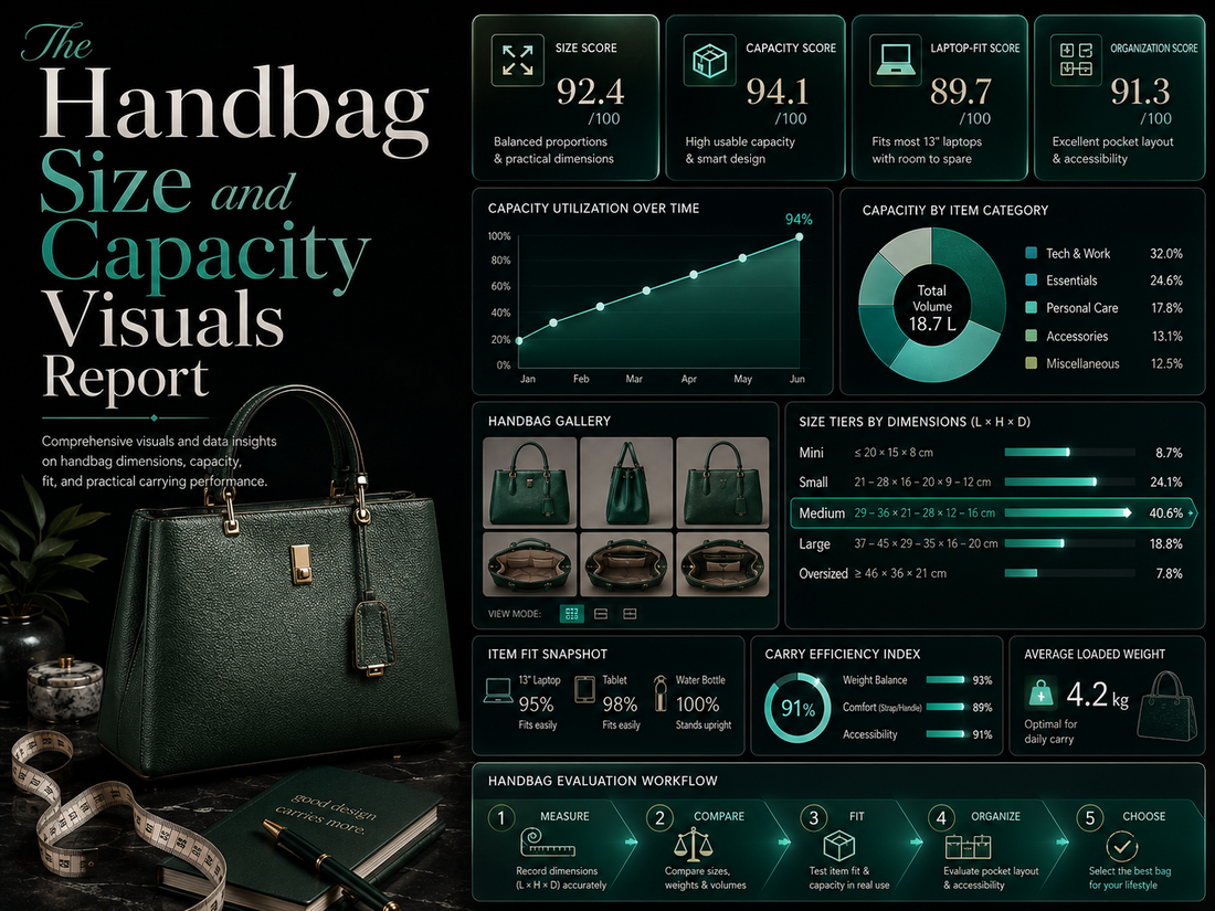 The Handbag Size and Capacity Visuals Report