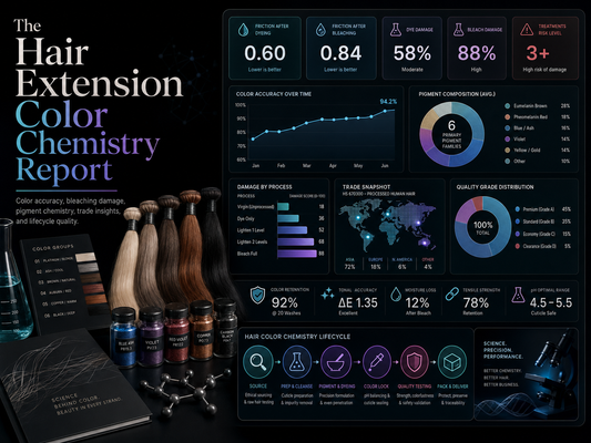 The Hair Extension Color Chemistry Report