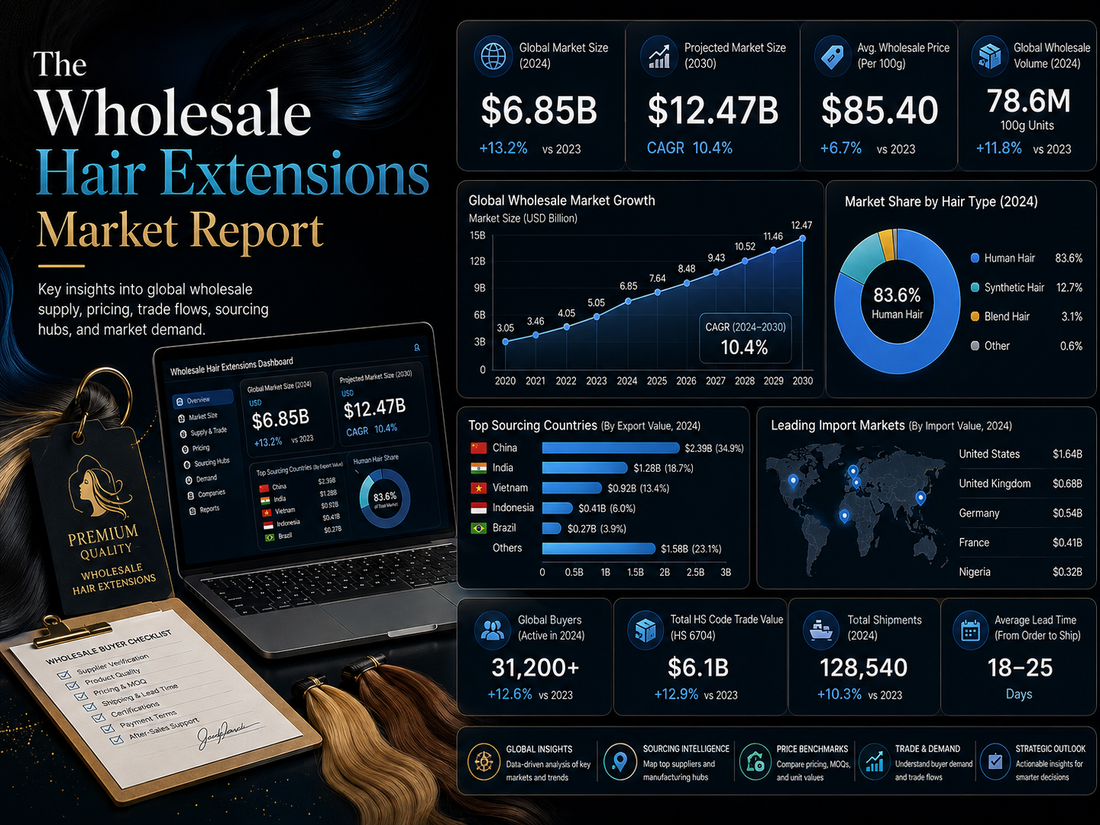 The Wholesale Hair Extensions Market Report