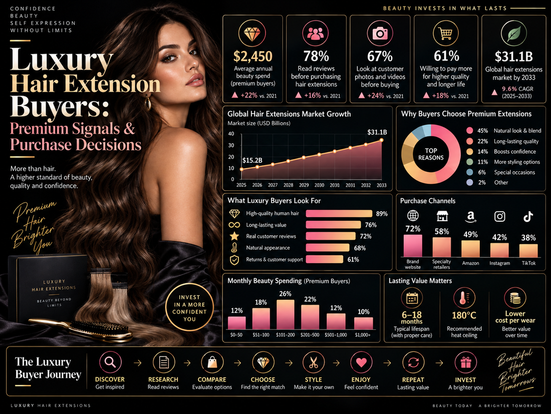 Luxury Hair Extension Buyers: Premium Signals & Purchase Decisions