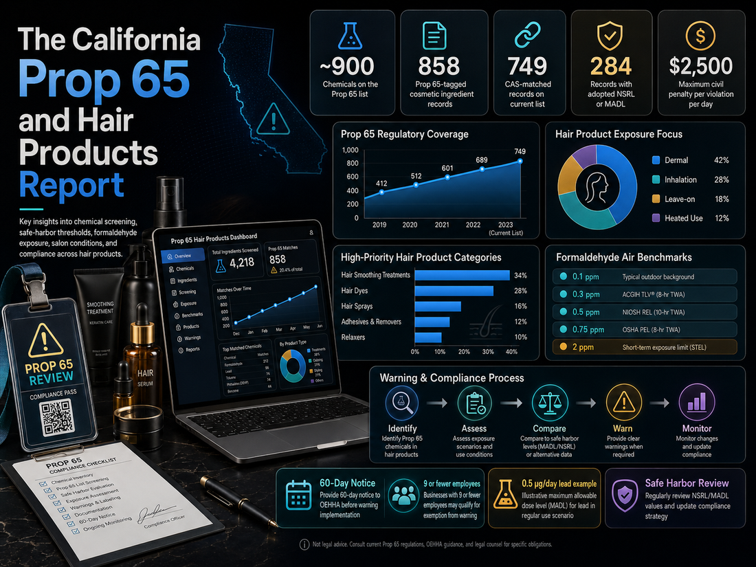 The California Prop 65 and Hair Products Report