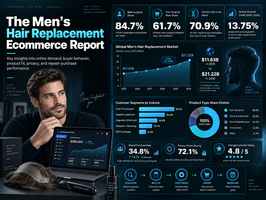 The Men’s Hair Replacement Ecommerce Report
