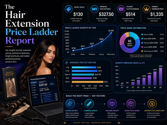 The Hair Extension Price Ladder Report