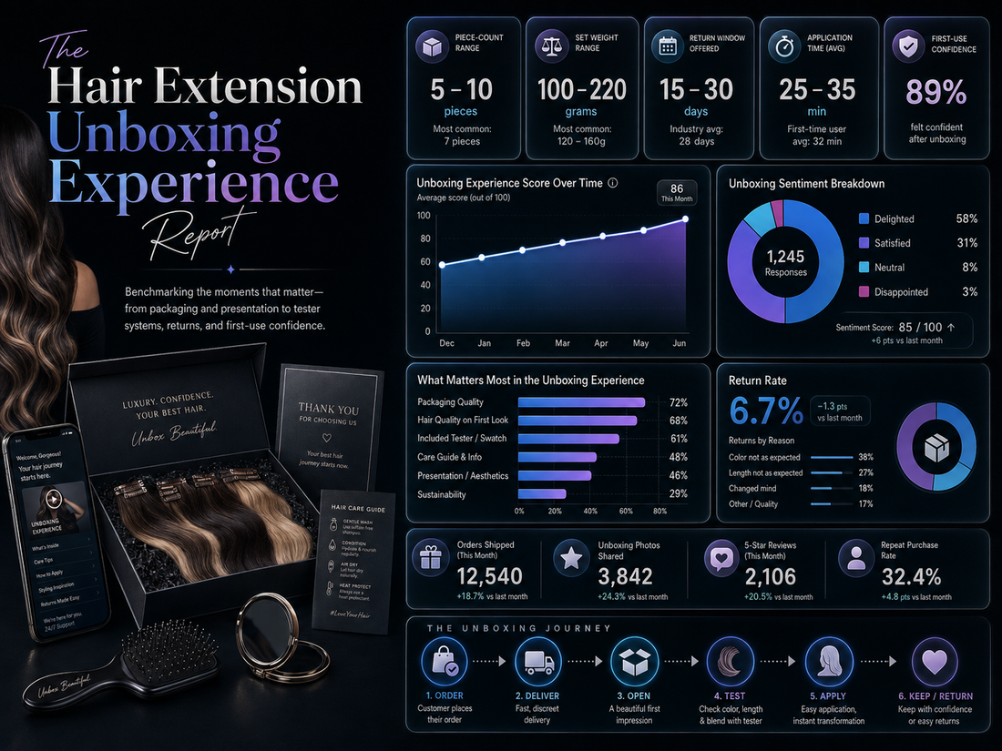 The Hair Extension Unboxing Experience Report