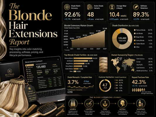 The Blonde Hair Extensions Report