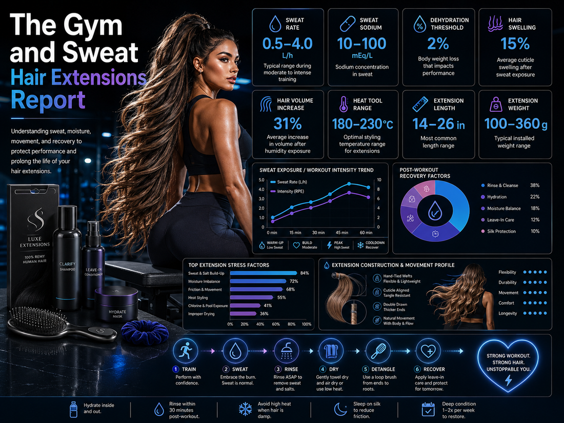 The Gym and Sweat Hair Extensions Report