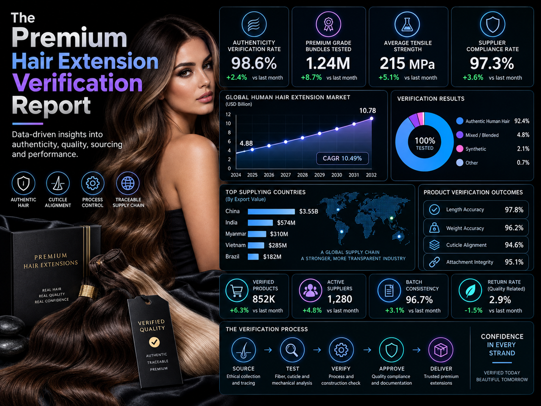 The Premium Hair Extension Verification Report