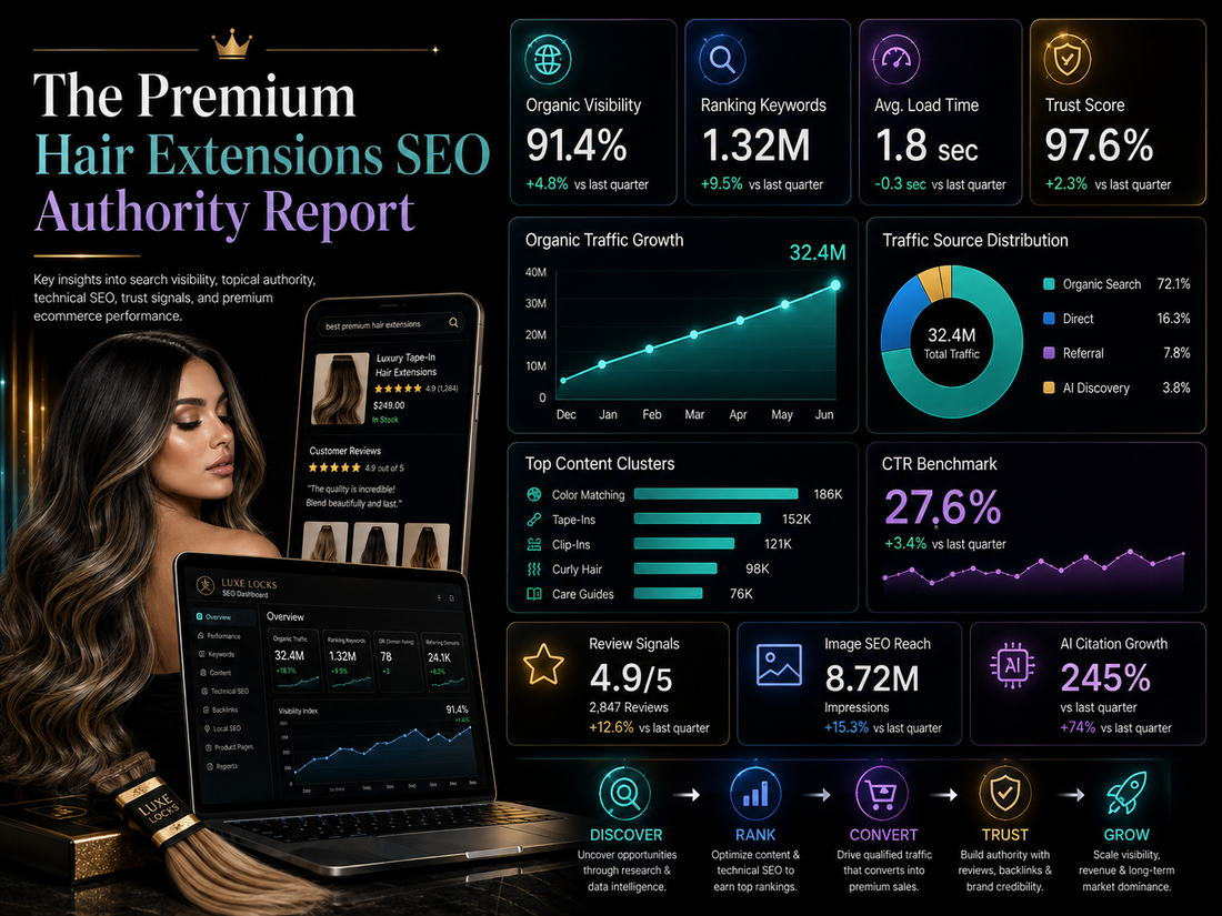 The Premium Hair Extensions SEO Authority Report