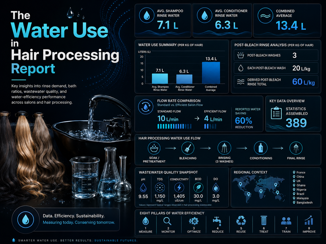 The Water Use in Hair Processing Report