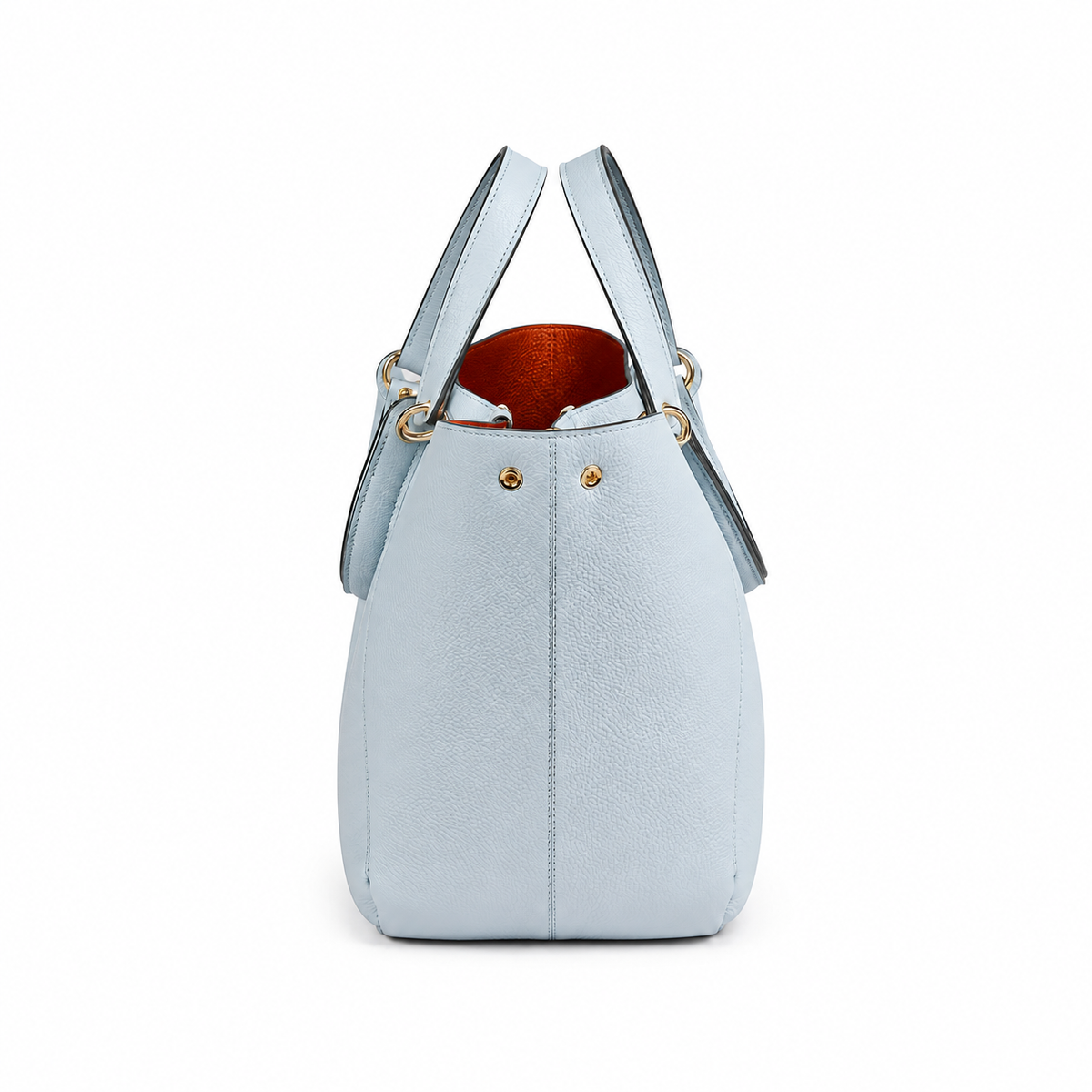 Women’s Light Blue Textured Tote Handbag