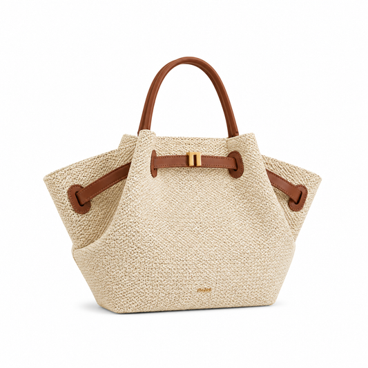 Women’s Woven Raffia Casual Hand Bag