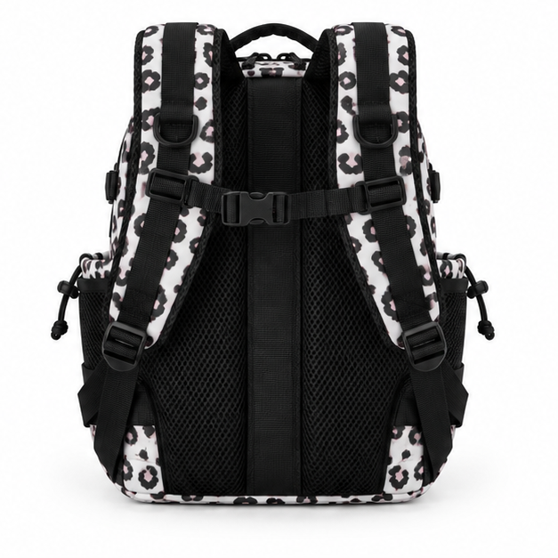 Leopard Print Tactical Backpack 25L Capacity