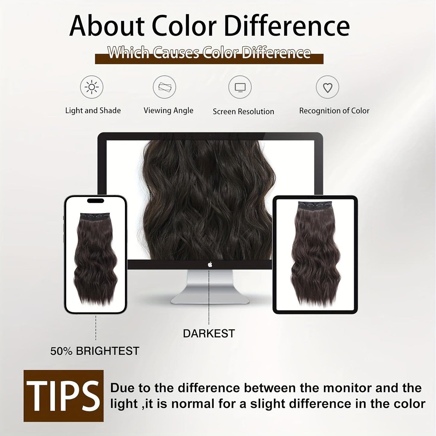 4pcs NAYOO Clip-In Hair Extensions for Women - 18" Long Deep Wavy Curly Synthetic Hairpieces, Natural Look & Feel, Easy Clip-In Installation, Elegant Style Upgrade, Hair Styling, Natural Appearance, Secure Clip Attachments