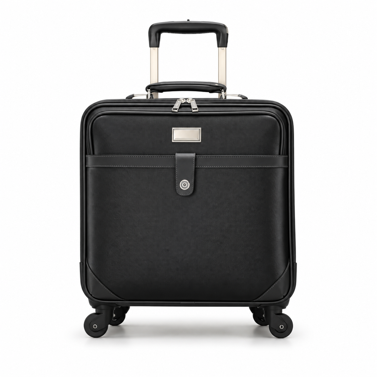 Black Business Trolley Bag With Wheels