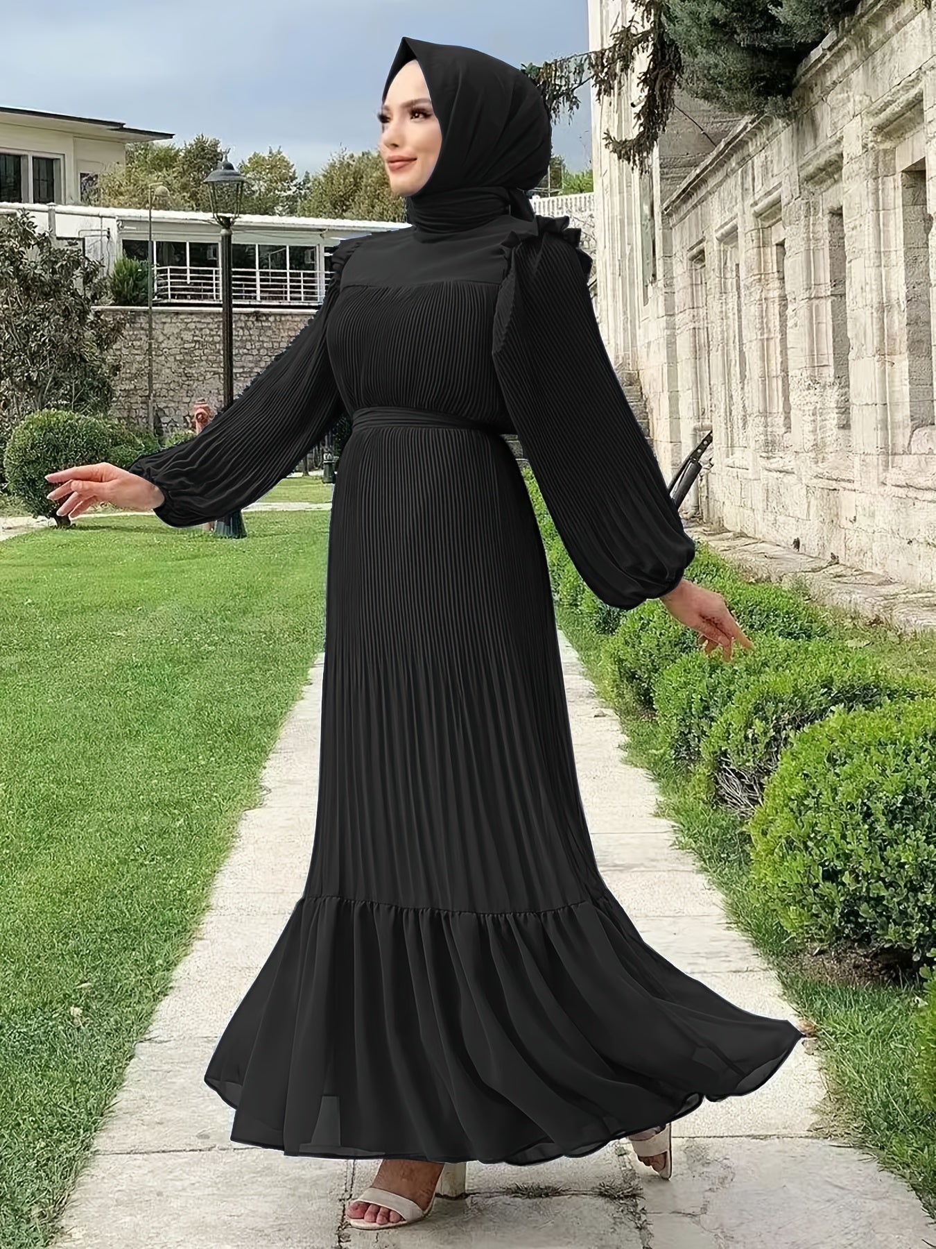 Women's Middle Eastern Muslim Baju Abaya Dress Women's Middle Eastern Muslim Baju Abaya Dress
