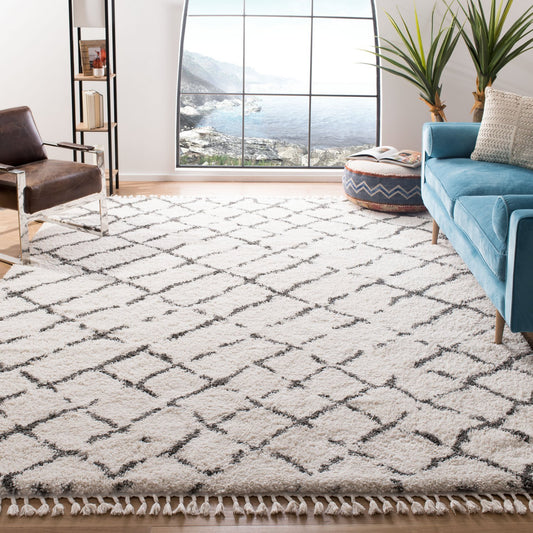 Shag & Flokati Indoor Power Loomed Easy Care Area Rug For Home Decor Rug for Living Room, Bedroom, Dining Room, Home Office, Basement