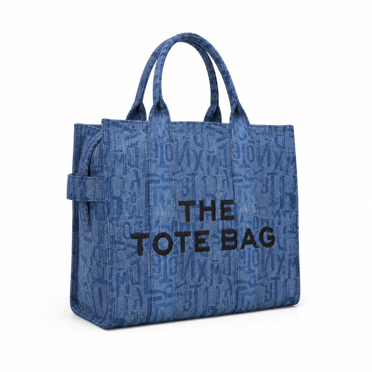 Blue Denim Pattern Tote Bag