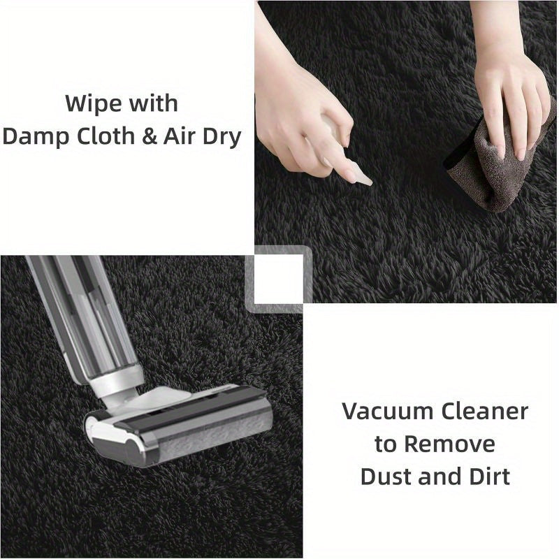Rugs Living Room Area Rugs for Bedroom, Washable Anti Slip Extra Large Shaggy Soft Rug Fluffy Modern Floor Carpets Mat Beside Rugs for Living Room