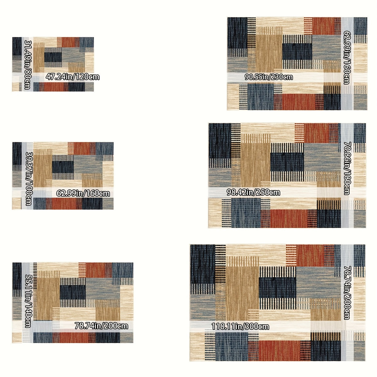 [Launch ][Golden Velvet + 1.76 LB Per Square Meter + Non-Slip Point Plastic Bottom + Bottom Point Plastic Pattern Craftsmanship]1pc Golden Velvet Home Decor Modern Abstract Geometric Pattern Versatile Decorative Style