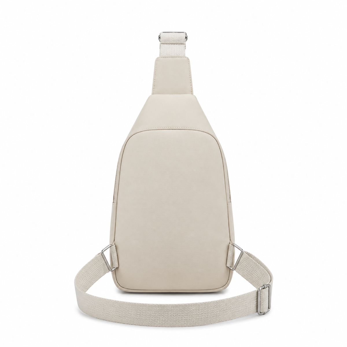Ivory Everyday Sling Crossbody Zipper Bag