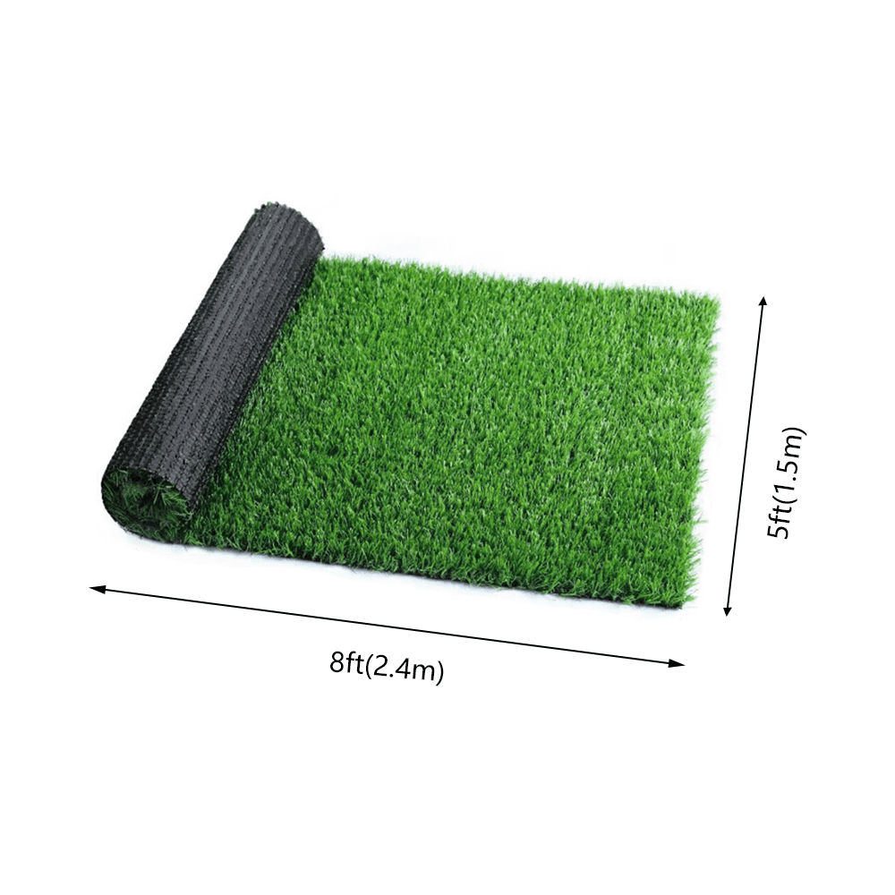 High-Realistic Artificial Grass Turf with Rubber Backing – Soft Fake Grass, No Watering/Mowing/Fertilizing, Saves Time & Water, Year-Round Green, Ideal for Indoor/Outdoor, Yard, Balcony, Thanksgiving decorations, Christmas