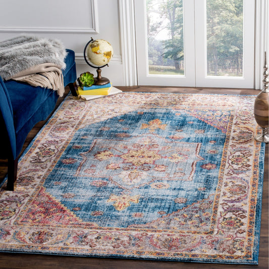 Indoor Power Loomed Easy Care Arabian Area Rug/Carpet For Home Decor Rug for Living Room, Bedroom, Dining Room, Home Office, Basement