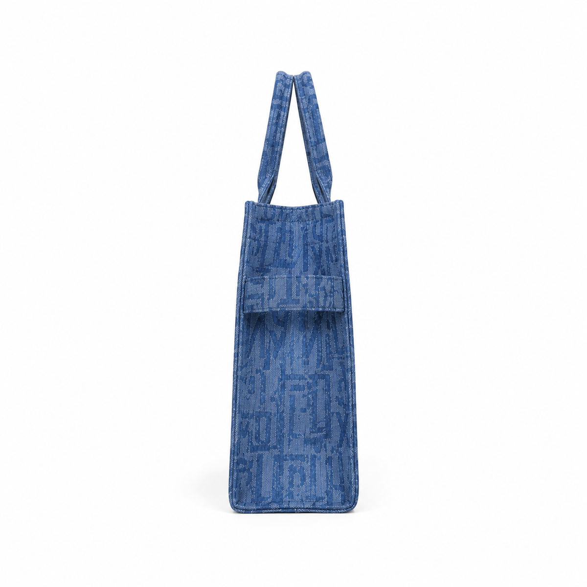 Blue Denim Pattern Tote Bag