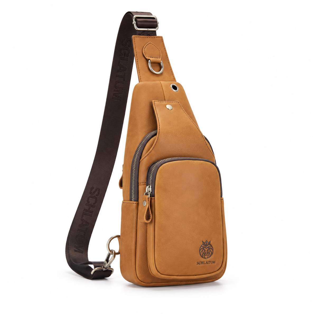 Classic Tan Crossbody Sling Bag