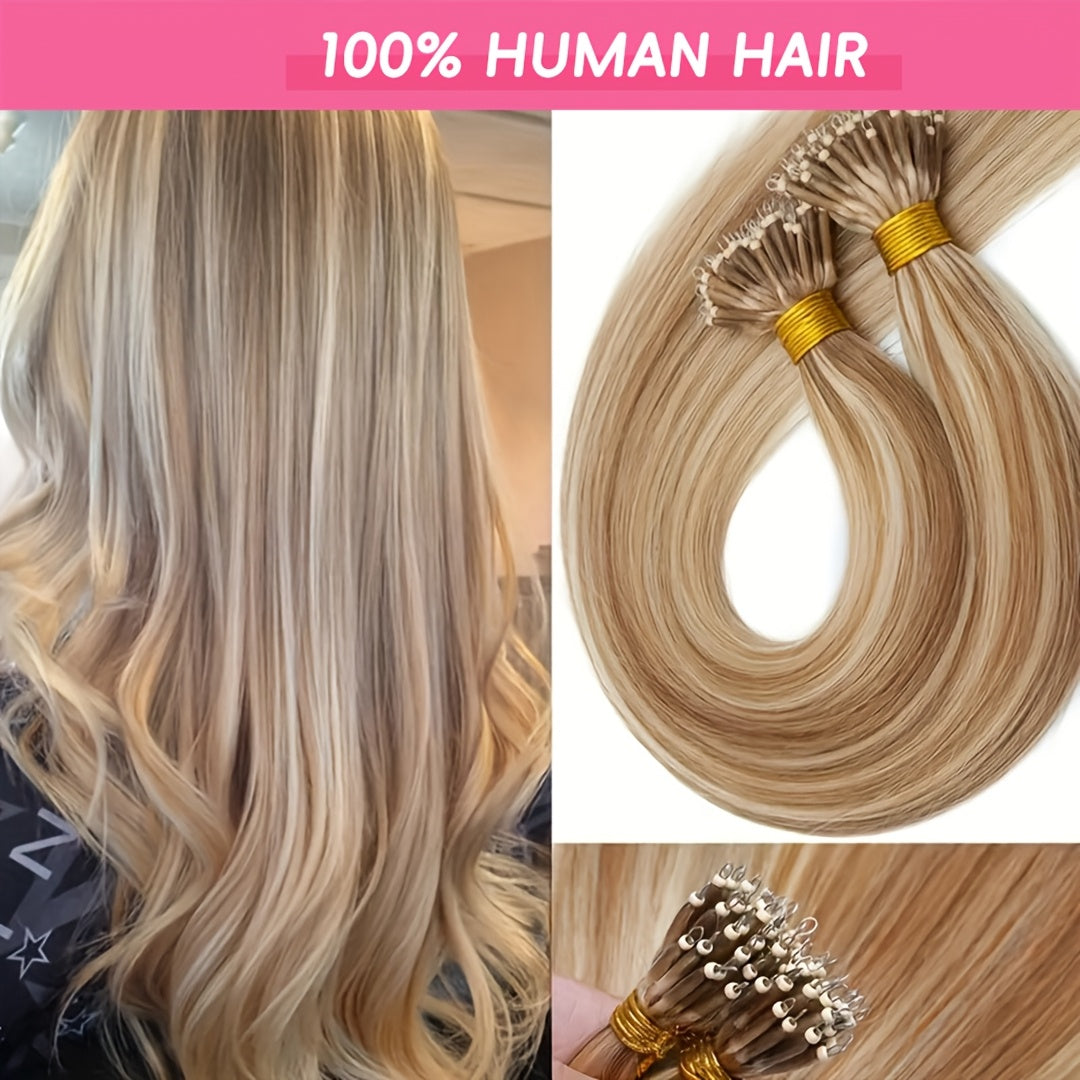 50g/50s Real Human Hair Nano Tip Hair Extensions