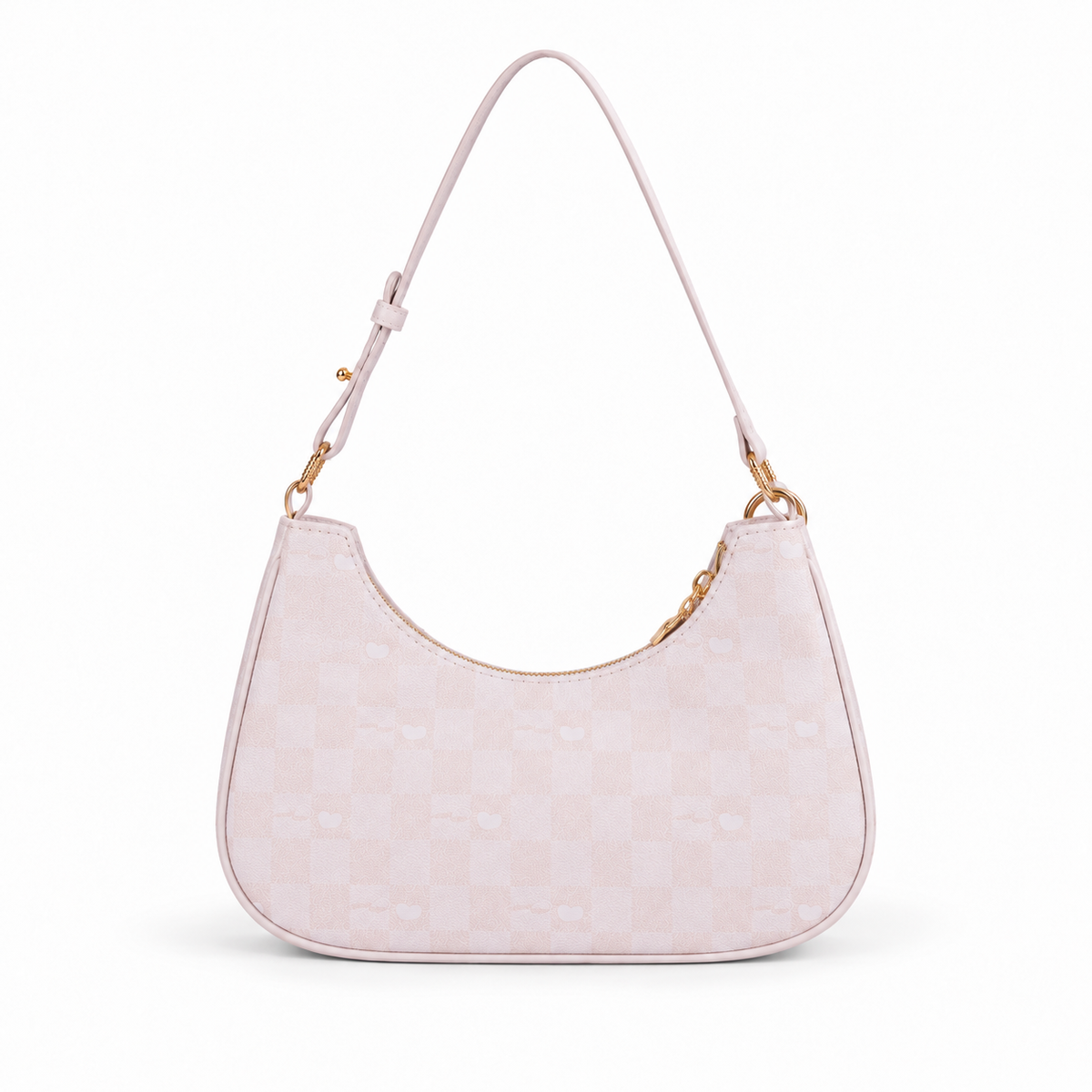 Pastel Pink Kitty Charm Shoulder Bag