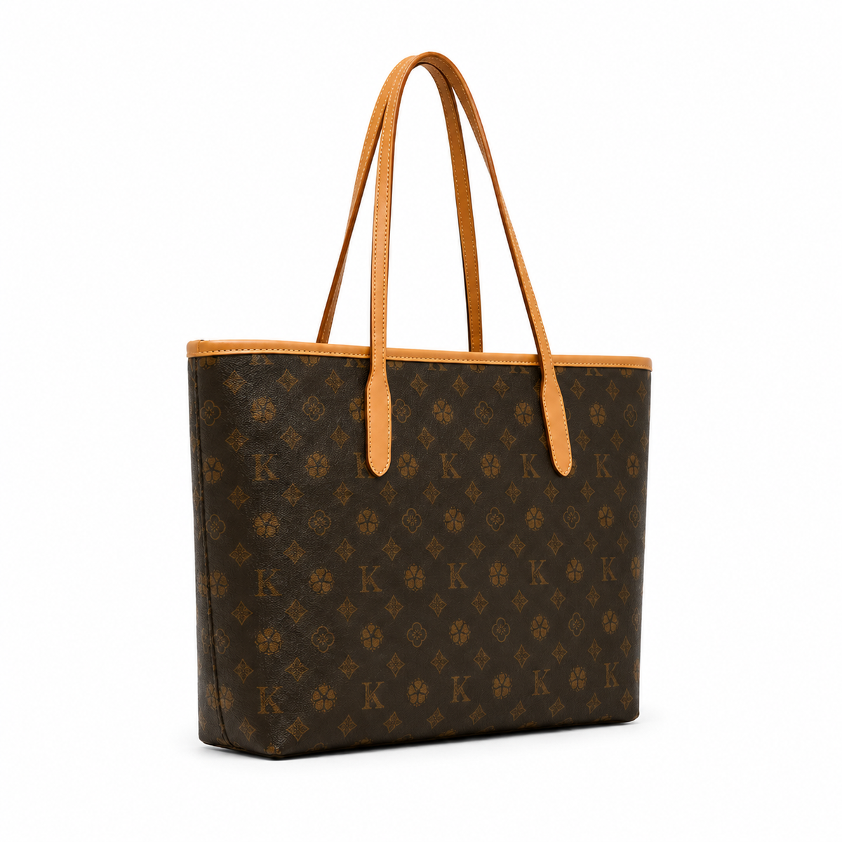 Classic Brown Monogram Large Shoulder Totebag