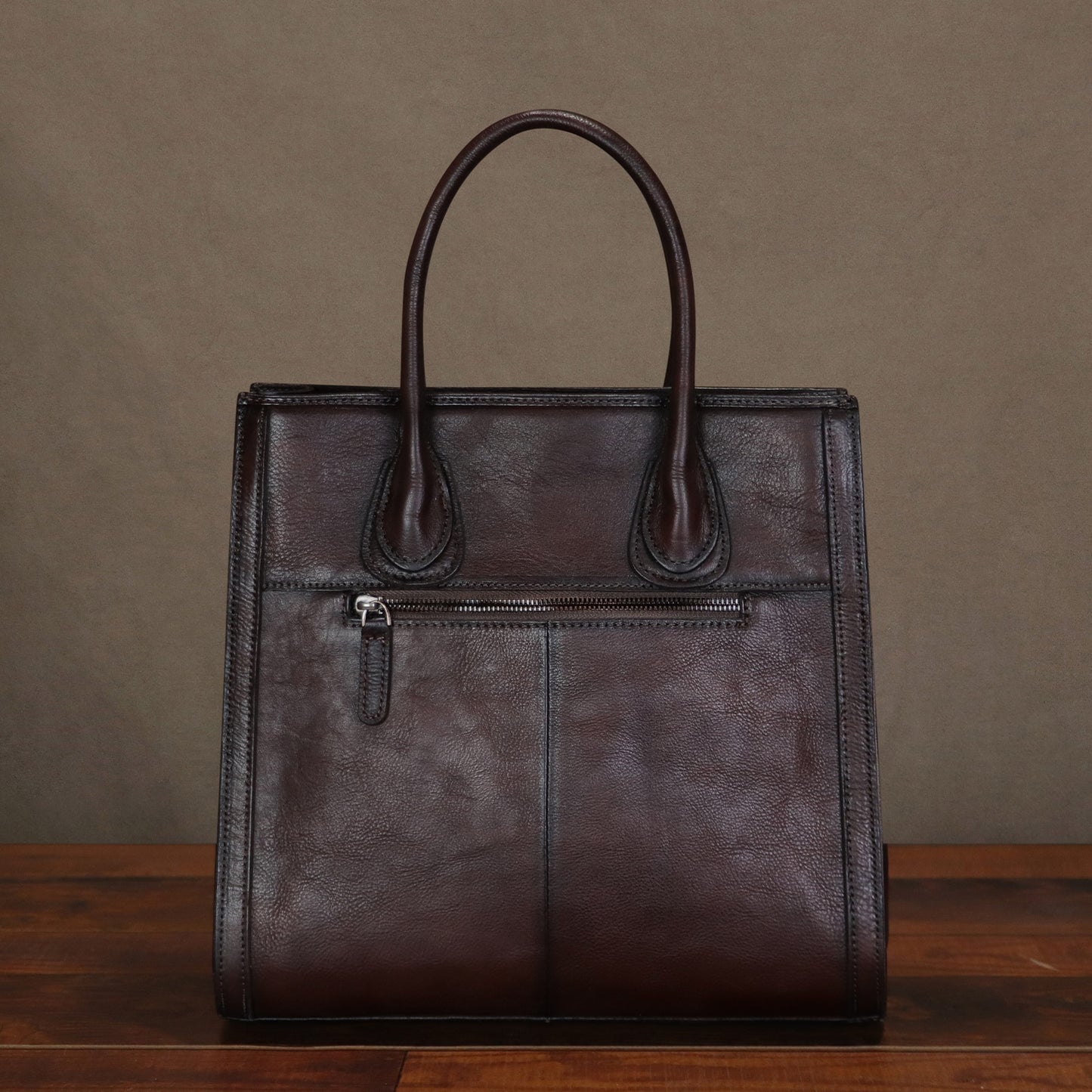 Genuine Genuine Leather Tote Bag for Women Vintage Handmade Top Grain Embossed Genuine Leather Purse Top Handle Bag Crossbody Shoulder Bag with Large Capacity