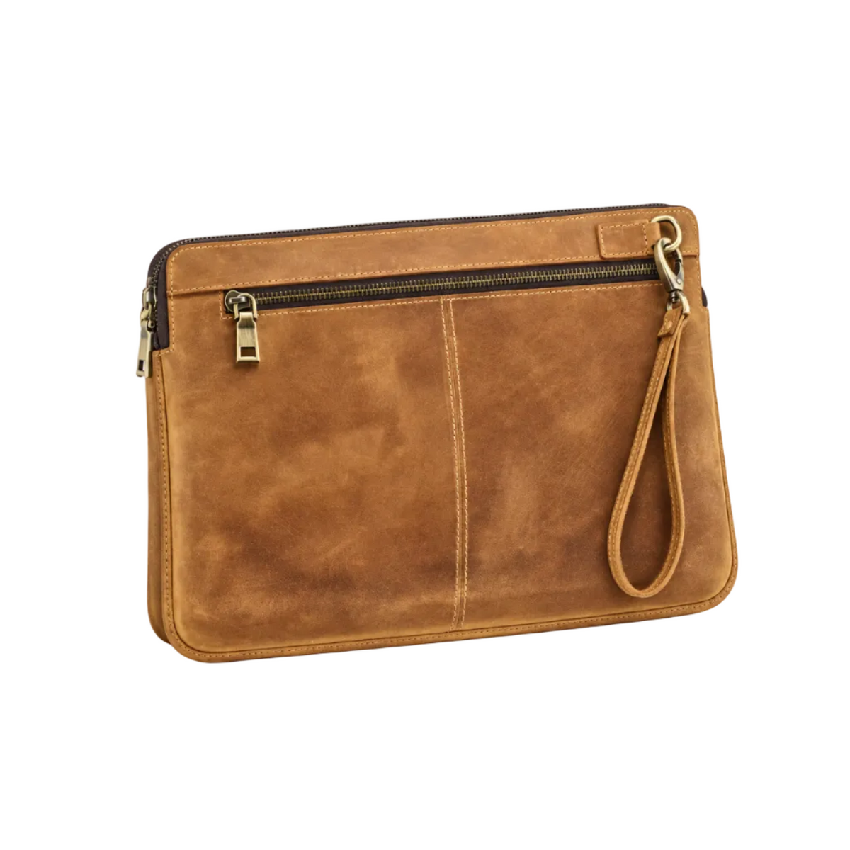 Vintage Brown Leather MacBook Sleeve Case
